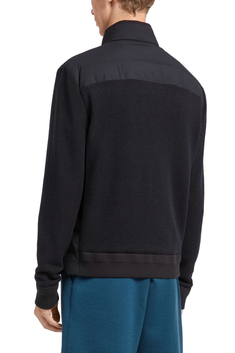 Trofeo™ Elements Wool & Cotton Hybrid Down Jacket, Alternate, color, NAVY