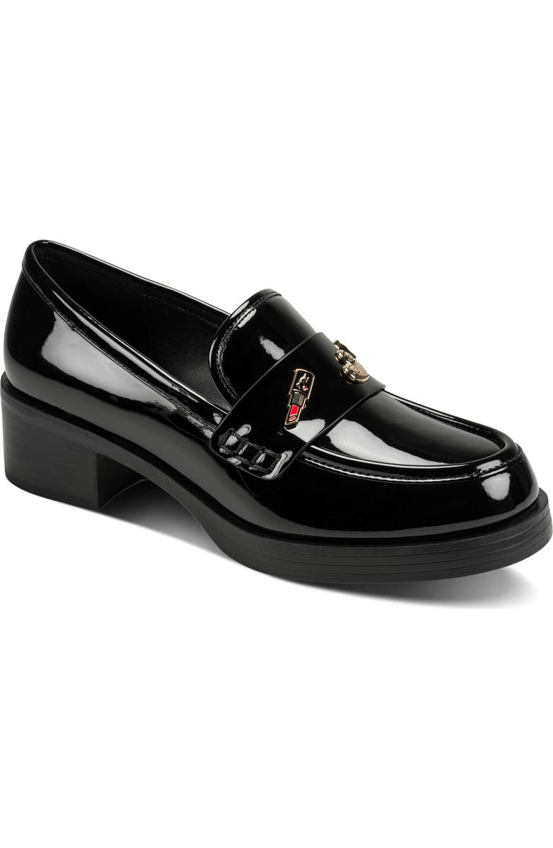 KARL LAGERFELD PARIS Caiza Loafer, Main, color, Black