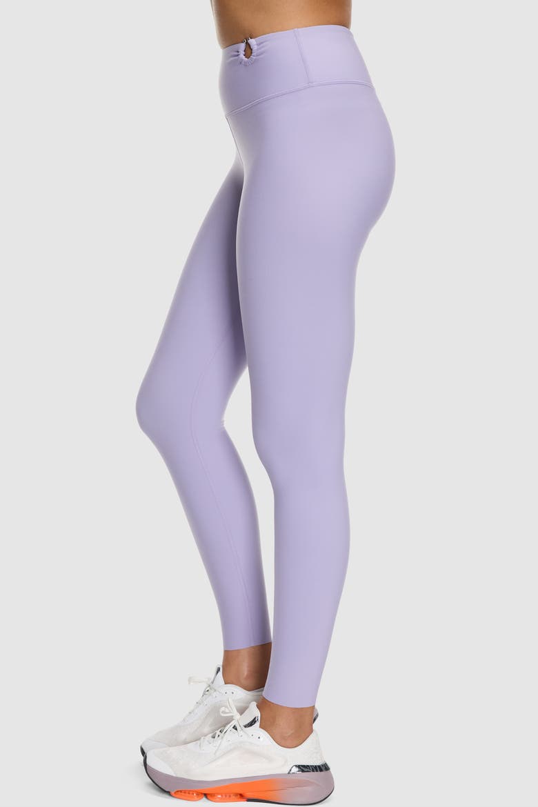 Cadent U-Ring Ruched Legging 25", Alternate, color, Lilac