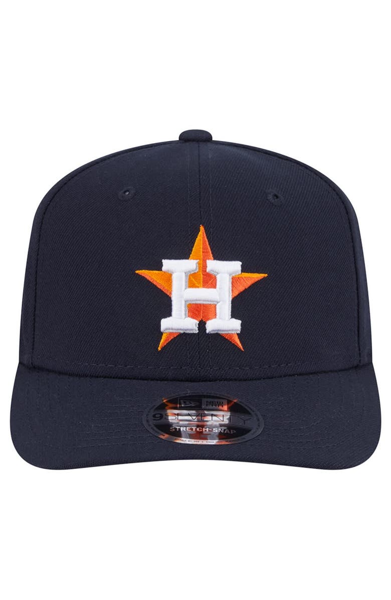 New Era Men's New Era  Navy Houston Astros Performance 9SEVENTY Stretch-Snap Hat, Alternate, color, Navy