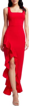 Dress the Population Charlene Ruffle Gown