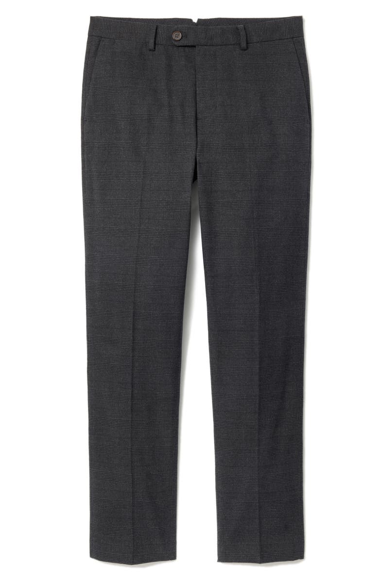 Bonobos Primo Slim Fit Glen Plaid Chinos, Alternate, color, Navy Glen Plaid