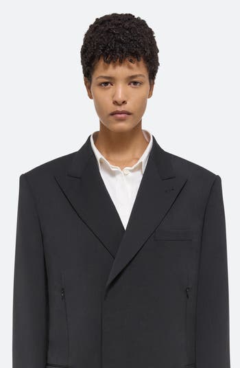 Double Breasted Virgin Wool Blazer