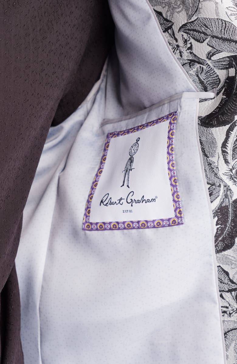 Robert Graham Goldkey Woven Blazer, Alternate, color, Silver