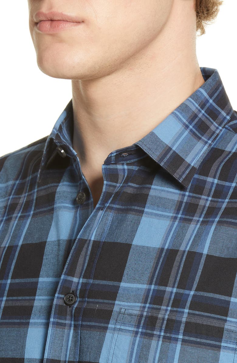 Billy Reid Mens' Tuscumbia Standard Fit Plaid Button-Up Shirt, Alternate, color,