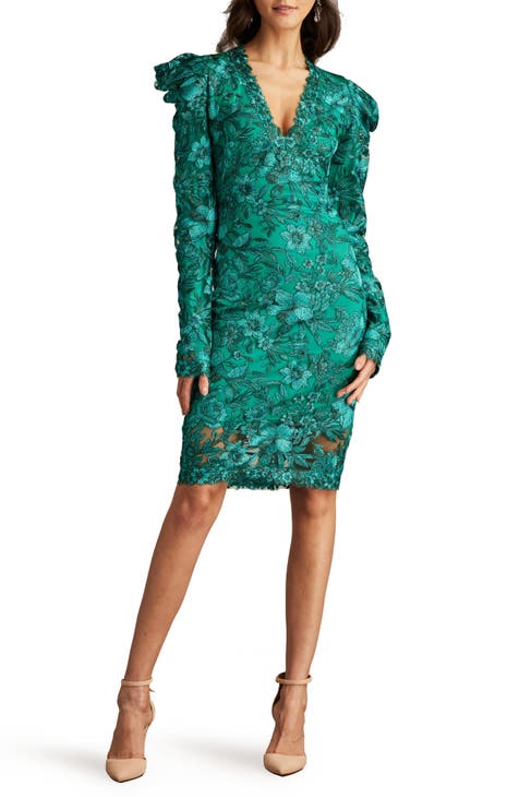 Elegant Sheer Tulle & Golden Sequin Robe with Floral Embroidery - Long Sleeve Belted Party Abaya for Women, Machine Washable Spring/Fall Formal Attire