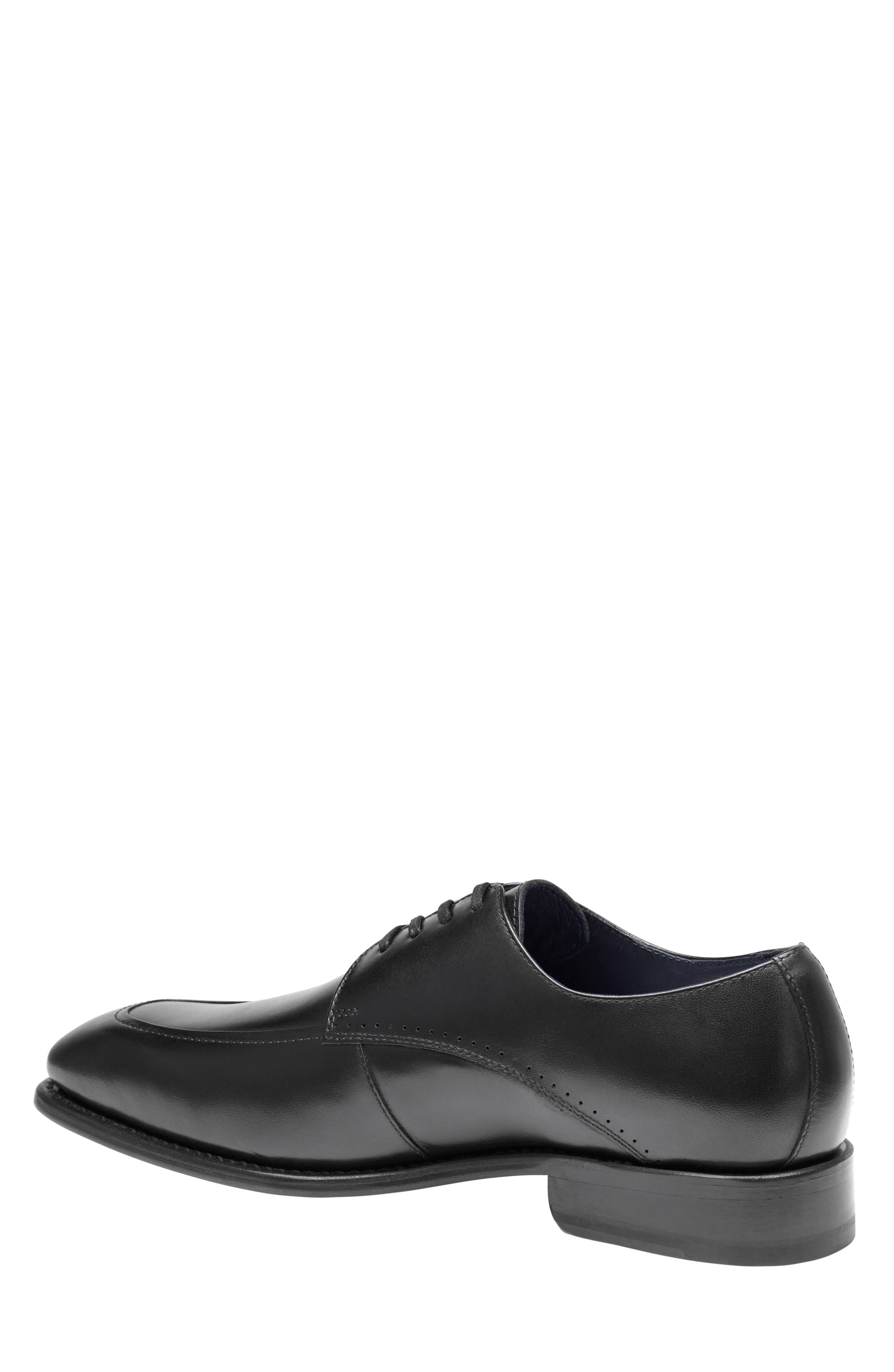 Ashton Moc Toe Derby, Alternate, color, BLACK HAND-FINISHED FULL GRAIN