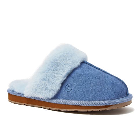Suede Furry Lined Slippers