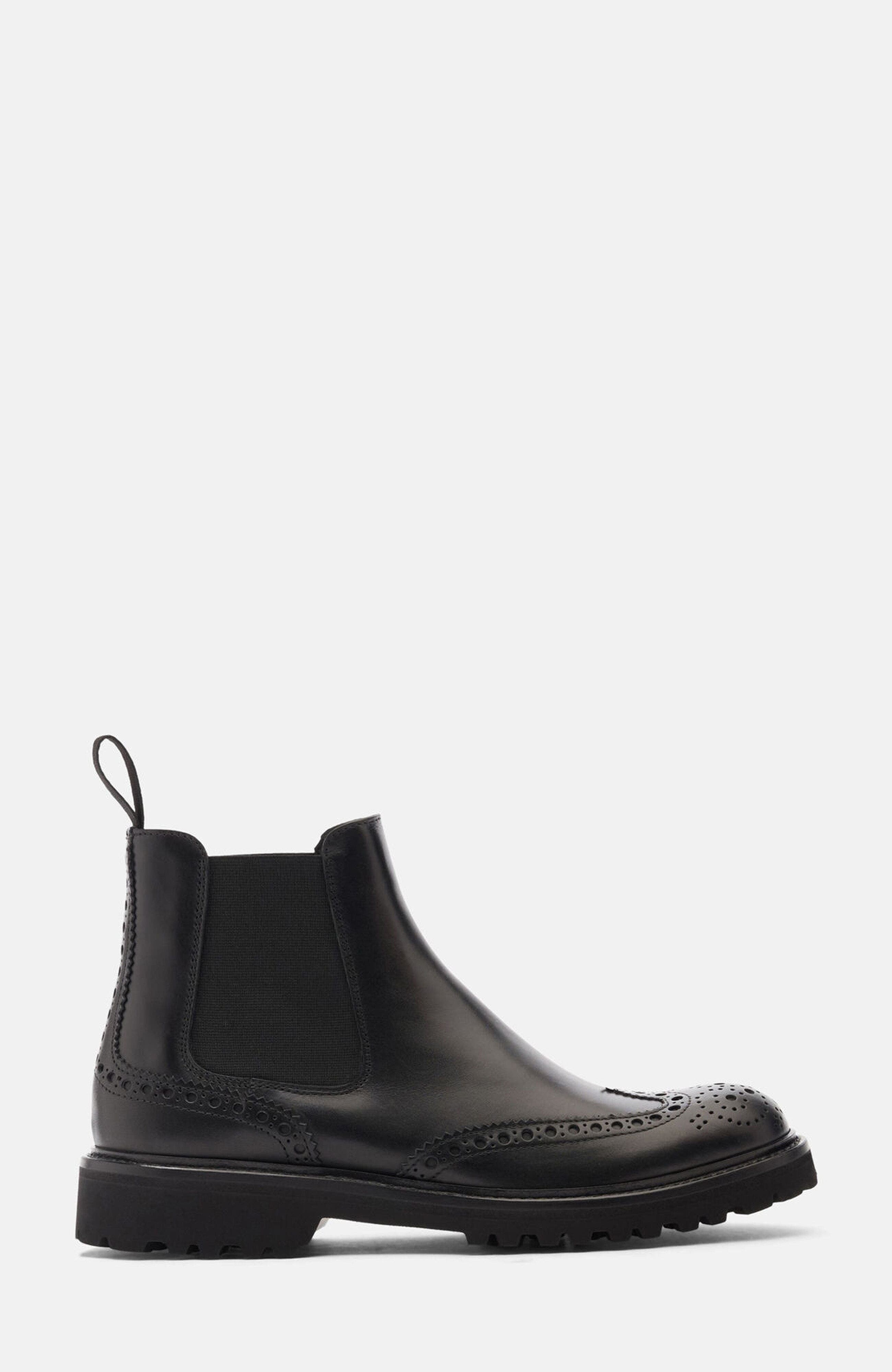 Poppy Chelsea Boots, Alternate, color, Black - Polished Calf
