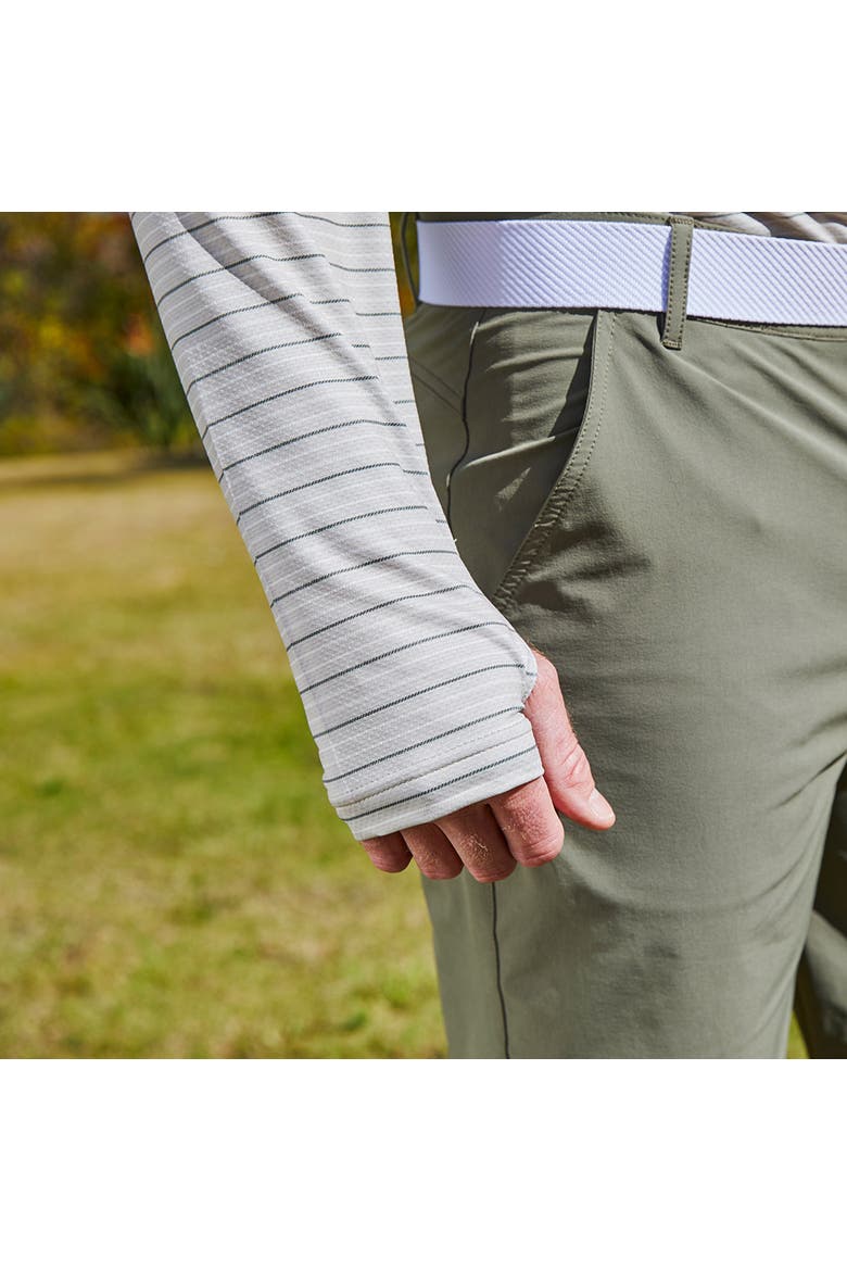 Long Sleeve Performance Polo, Alternate, color, Stone Eagle Stripe