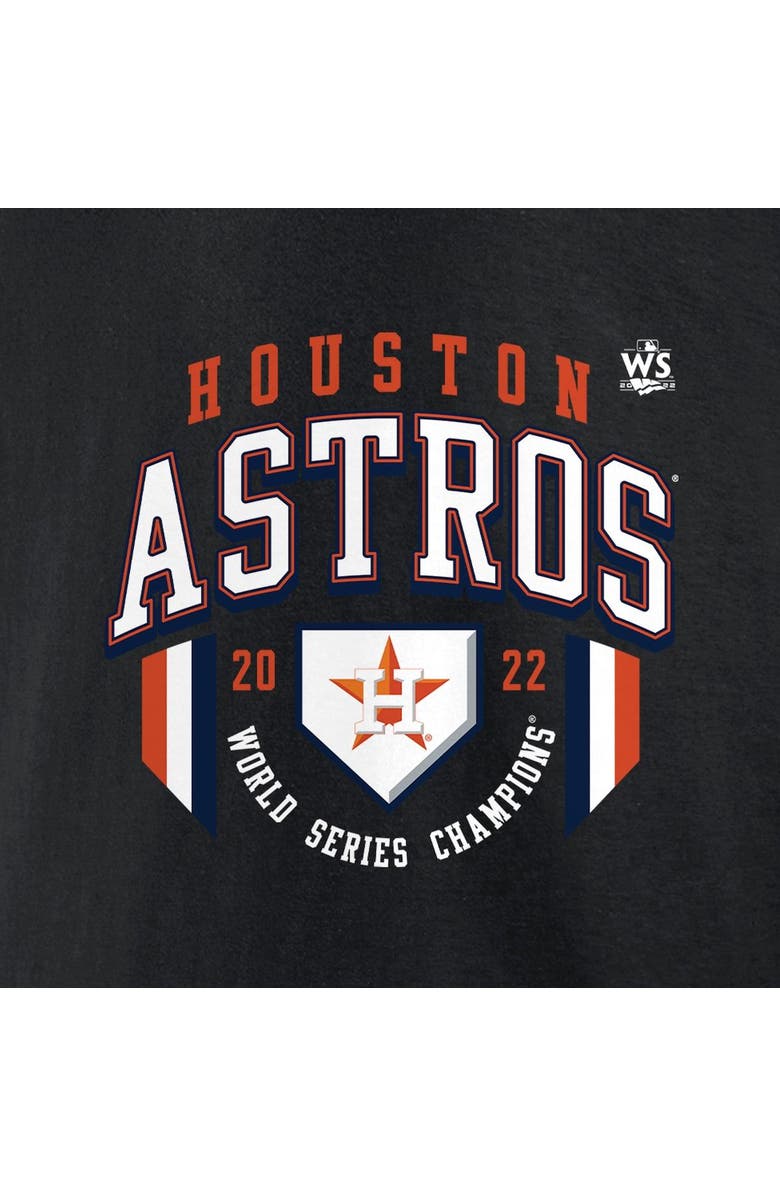 FANATICS Men's Fanatics Branded Black Houston Astros 2022 World Series Champions Roster Jersey T-Shirt, Alternate, color, 