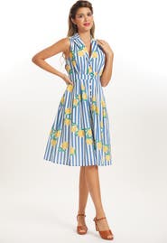 ModCloth Carousel Cutie Sleeveless Fit & Flare Dress