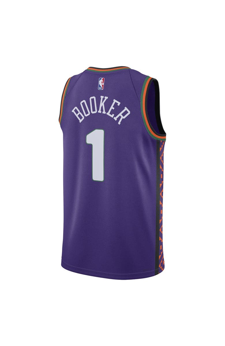 Nike Unisex Nike Devin Booker Purple Phoenix Suns 2024/25 Swingman Player Jersey - City Edition, Alternate, color, 