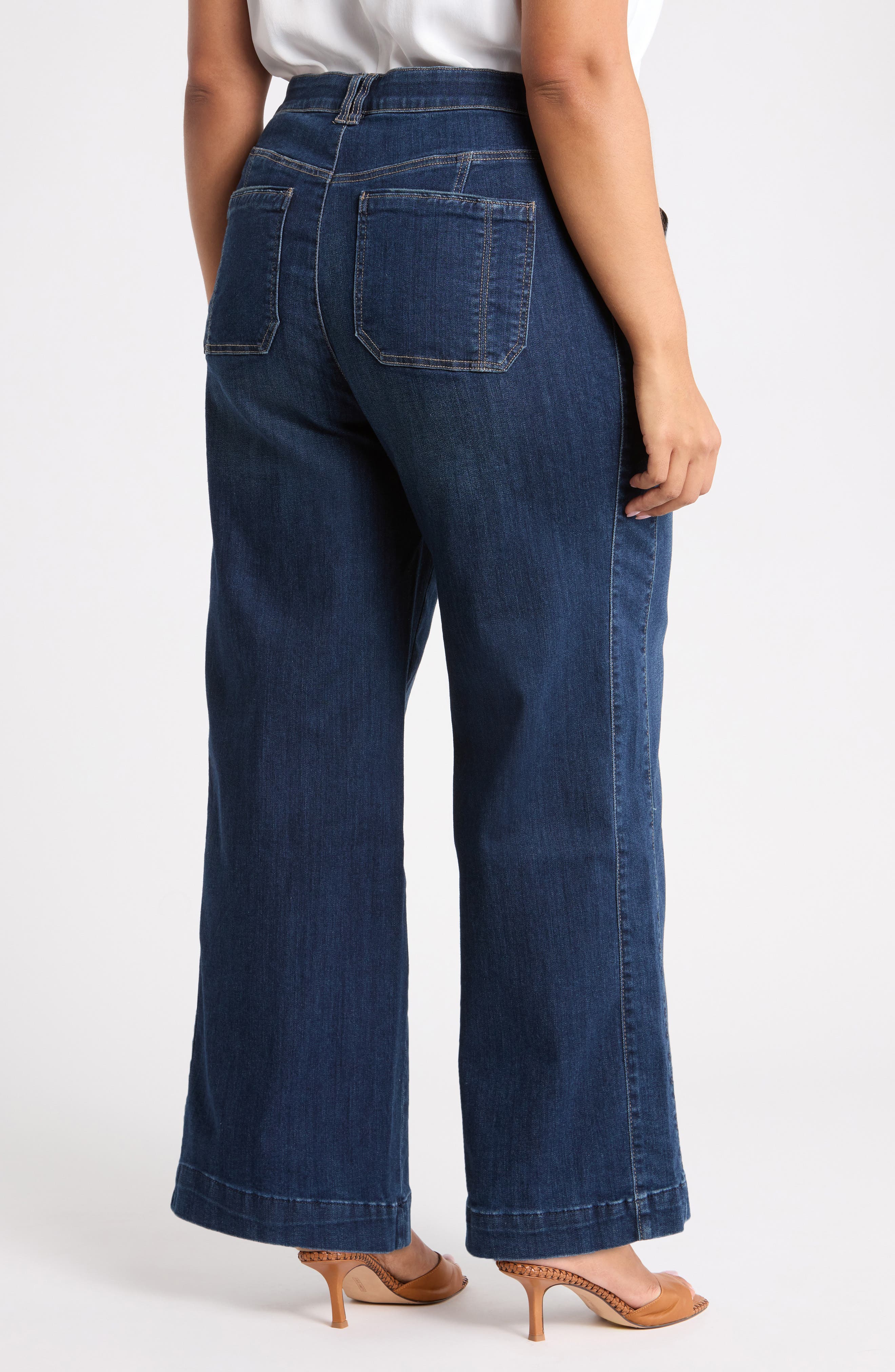 Wit & Wisdom Skyrise Wide Leg Jeans (Women) | Nordstrom