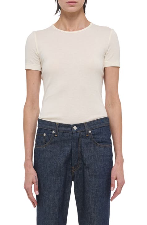 Helmut newest Lang Crop Straight Raw Hem Jeans in New Authentic 31