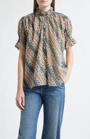 MILLE Marnie Floral Ruffle Top