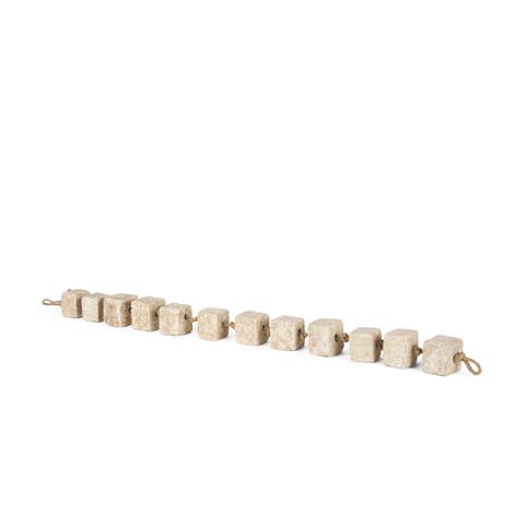 Mala Paper Mache Cube Garland