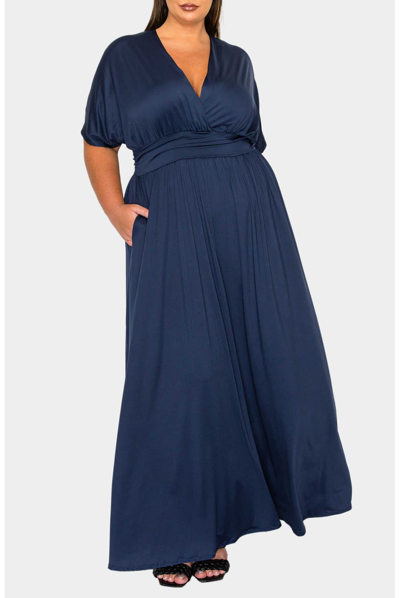 nordstrom rack summer dresses Long Sleeve Plus Size Maxi Long Sleeve Nordstrom Rack Long Gowns Women Slips on over head Gal Meets Glam | Lillian