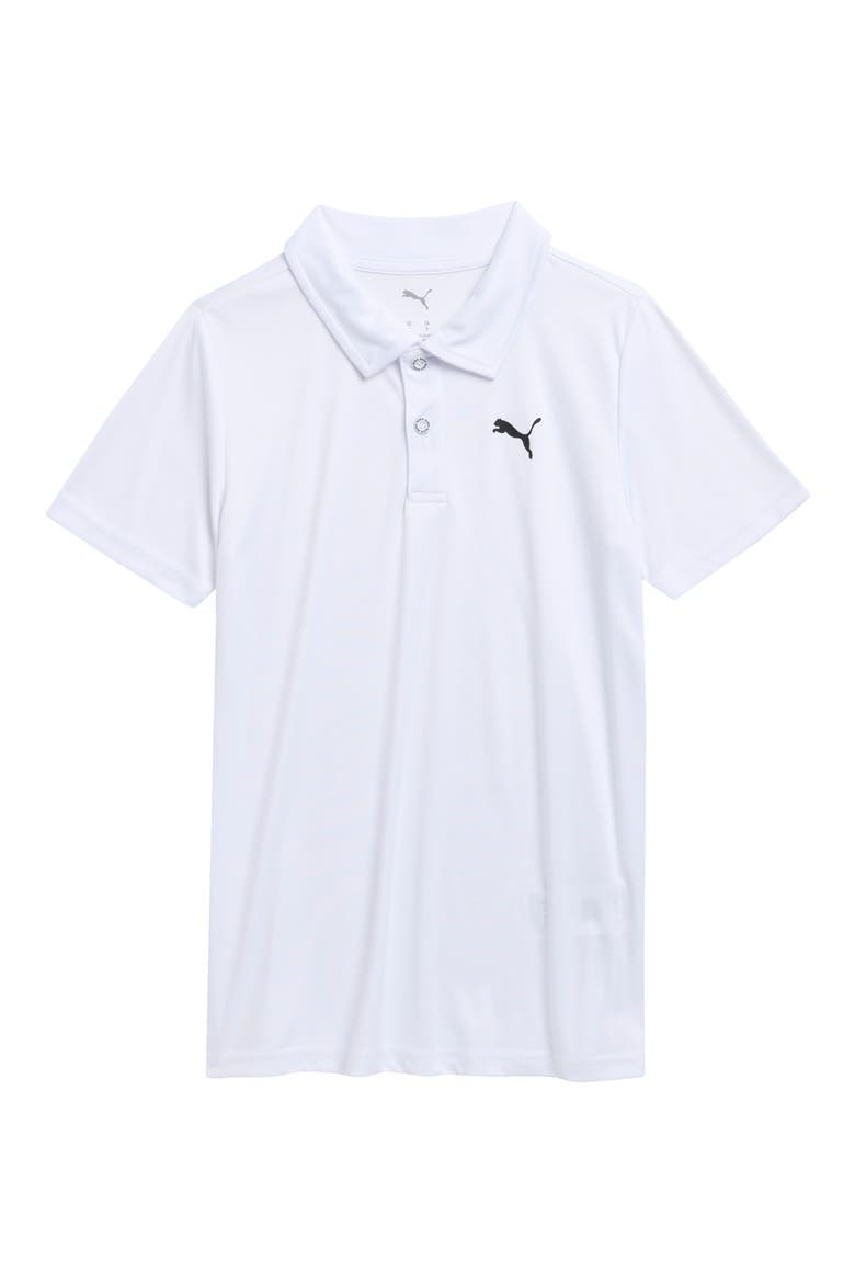 Kids' House of Graphics Performance Polo, Main, color, WHITE TRADITIONAL