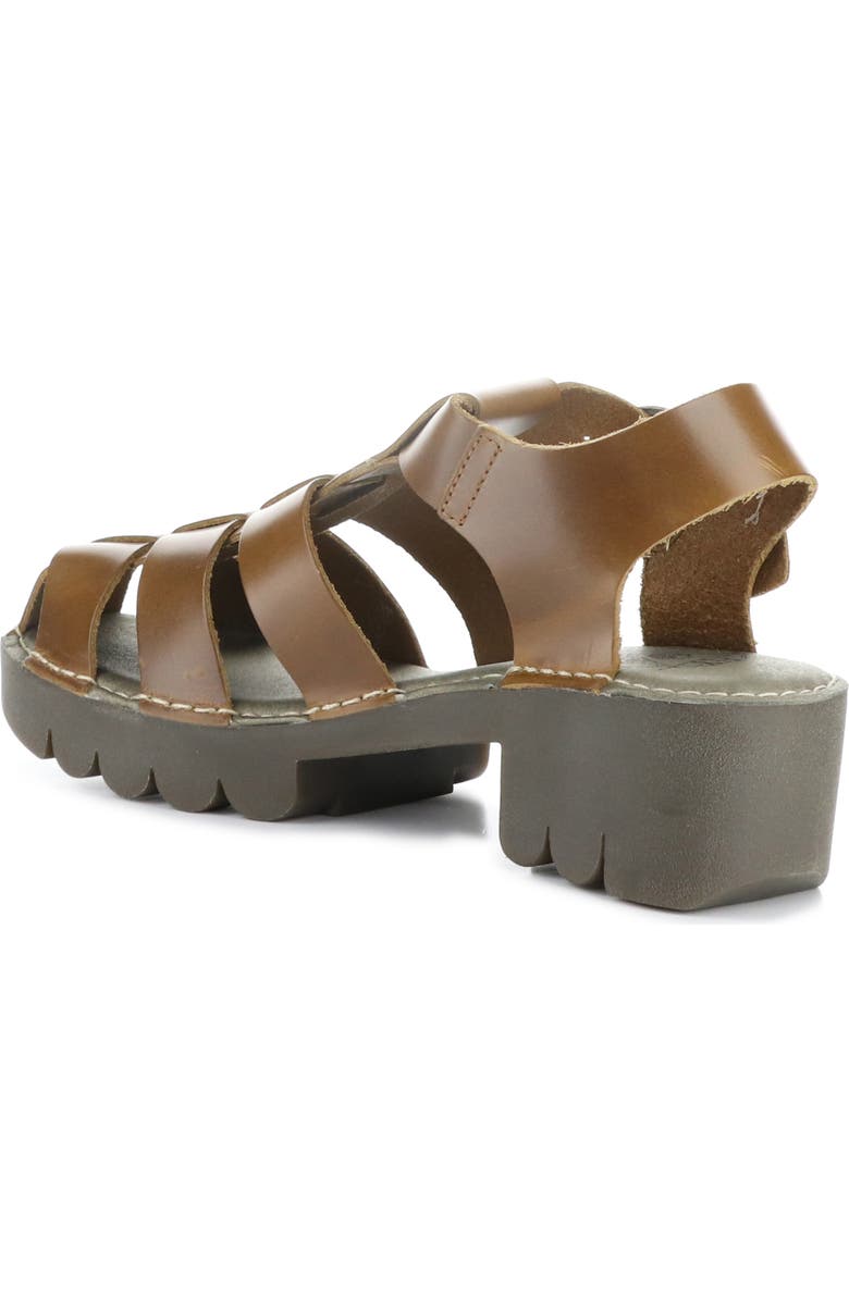 Fly London Emme Platform Fisherman Sandal, Alternate, color, 011 Camel Bridle