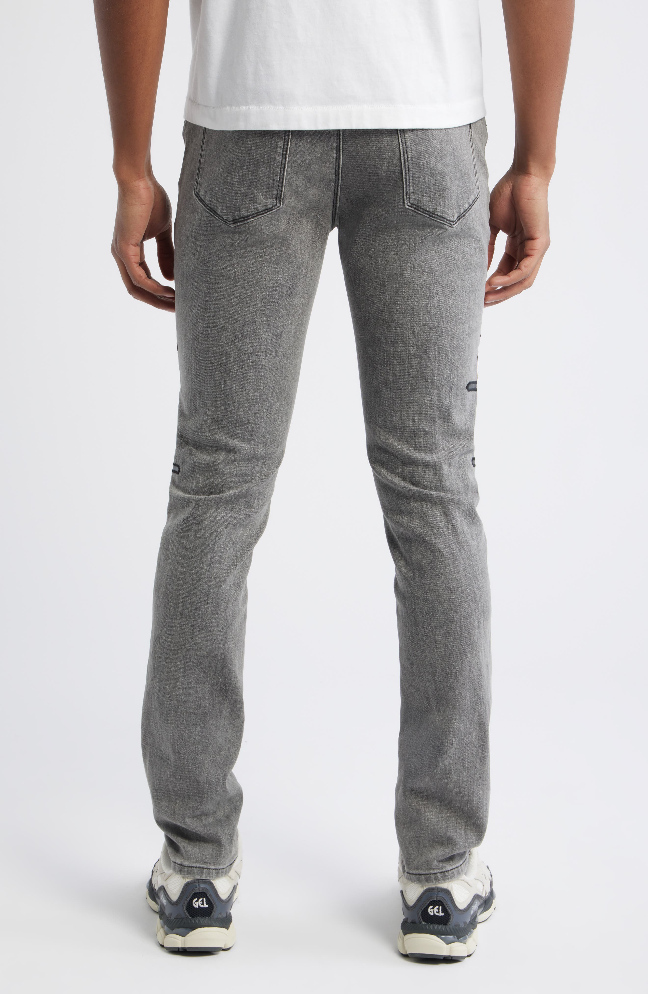 Bryant Clouded Mist Cross Skinny Jeans (Men) | Nordstrom