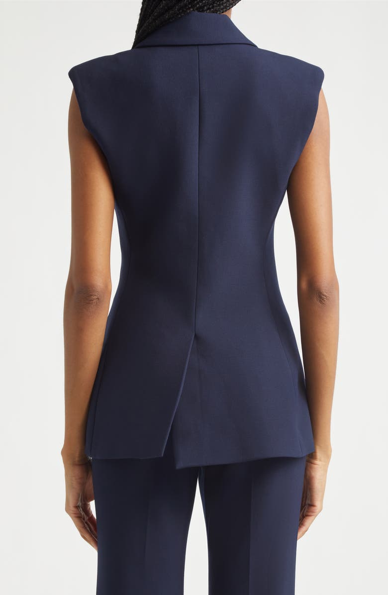 Veronica Beard Ciel Vest, Alternate, color, Navy