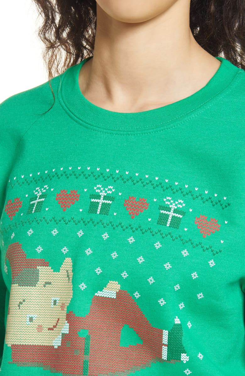 PHENOMENAL Elf Care Crewneck Sweatshirt, Alternate, color, 