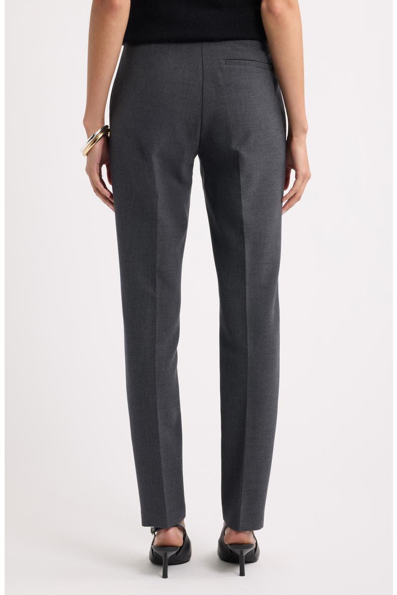 Lena Slim Fit Skinny Trousers, Alternate, color, GREY CHARCOAL HEATHER