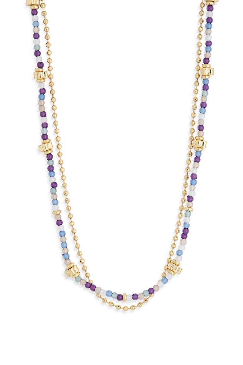 Layered Necklace, Alternate, color, BLUE MULTI- GOLD