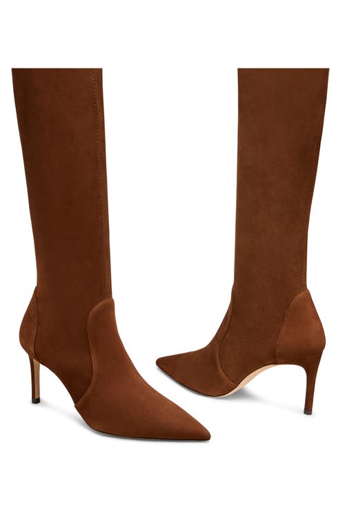 Stuart Weitzman Stuart Power 75 Boot In Brown