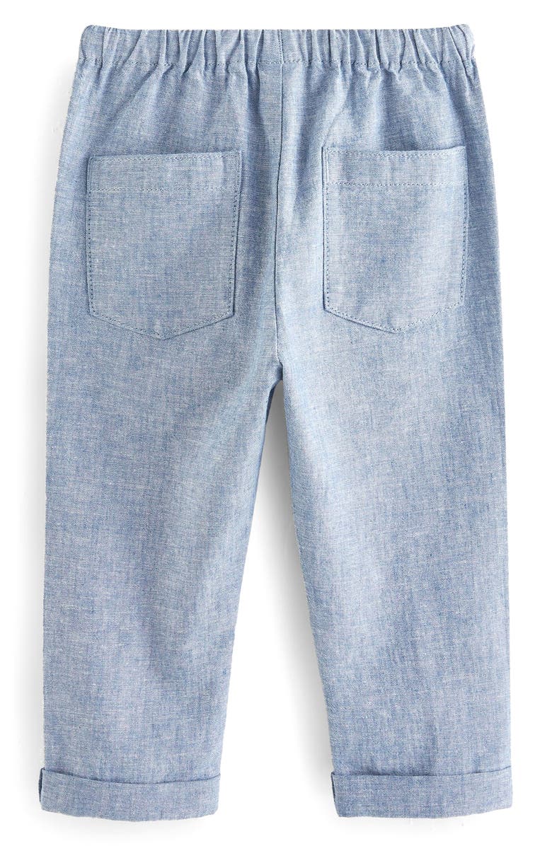 NEXT Kids' Drawstring Linen Blend Pants, Alternate, color, 