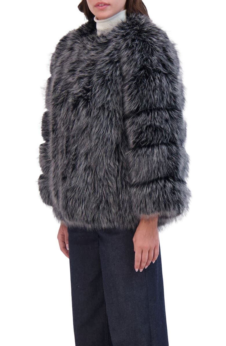 Lyla Grant Fur-Free Fox (Faux Fur) Short Jacket, Alternate, color, 