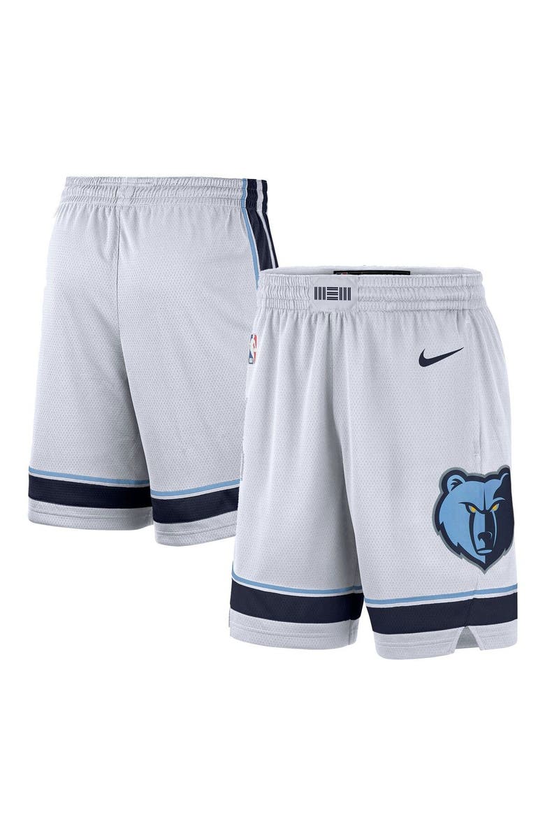 Nike Men's Nike White Memphis Grizzlies Association Edition Swingman Shorts, Main, color, 