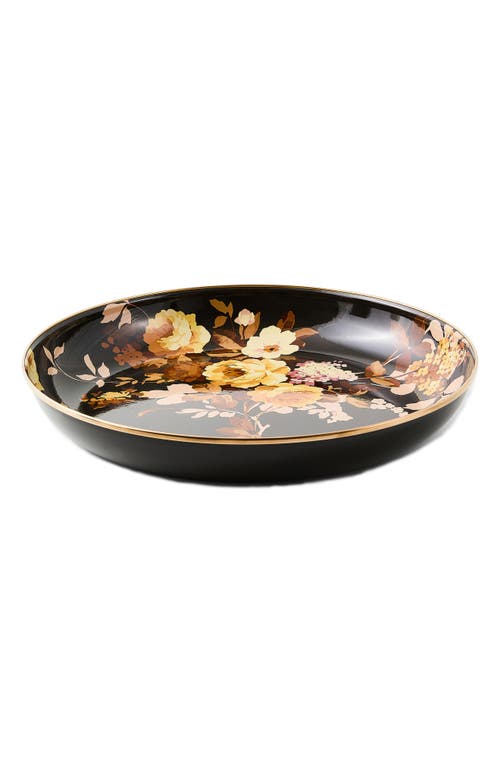 Mackenzie-childs Mackenzie Childs Wild Rose Enameled Steel Abundant Bowl In Multi