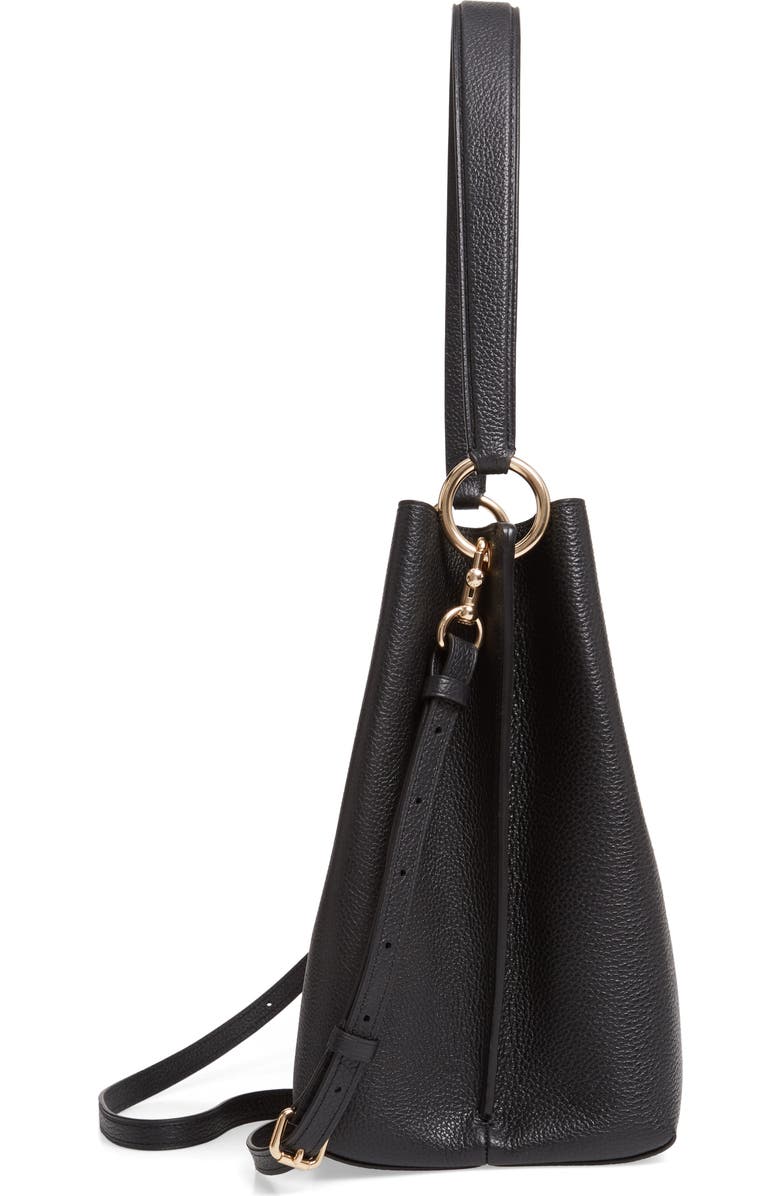 COACH Charlie Leather Bucket Bag, Alternate, color,