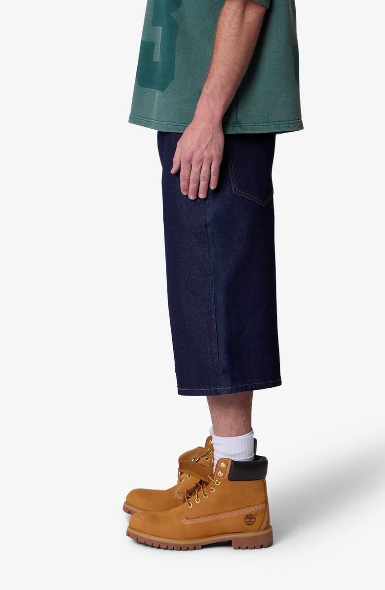 mnml Raw Ultra Baggy Denim Shorts, Alternate, color, Rinsed Indigo