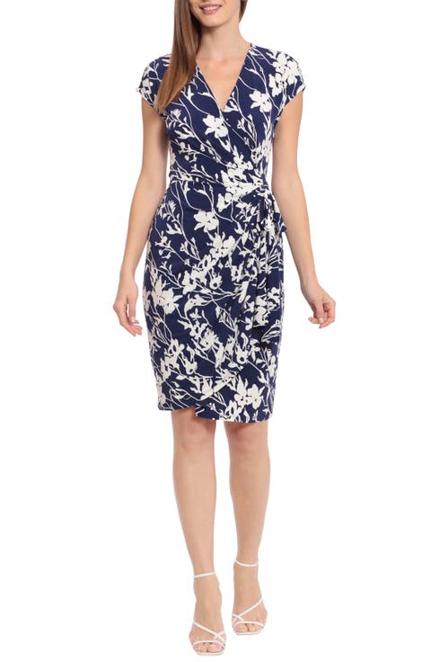 Short Sleeve Wrap Dress