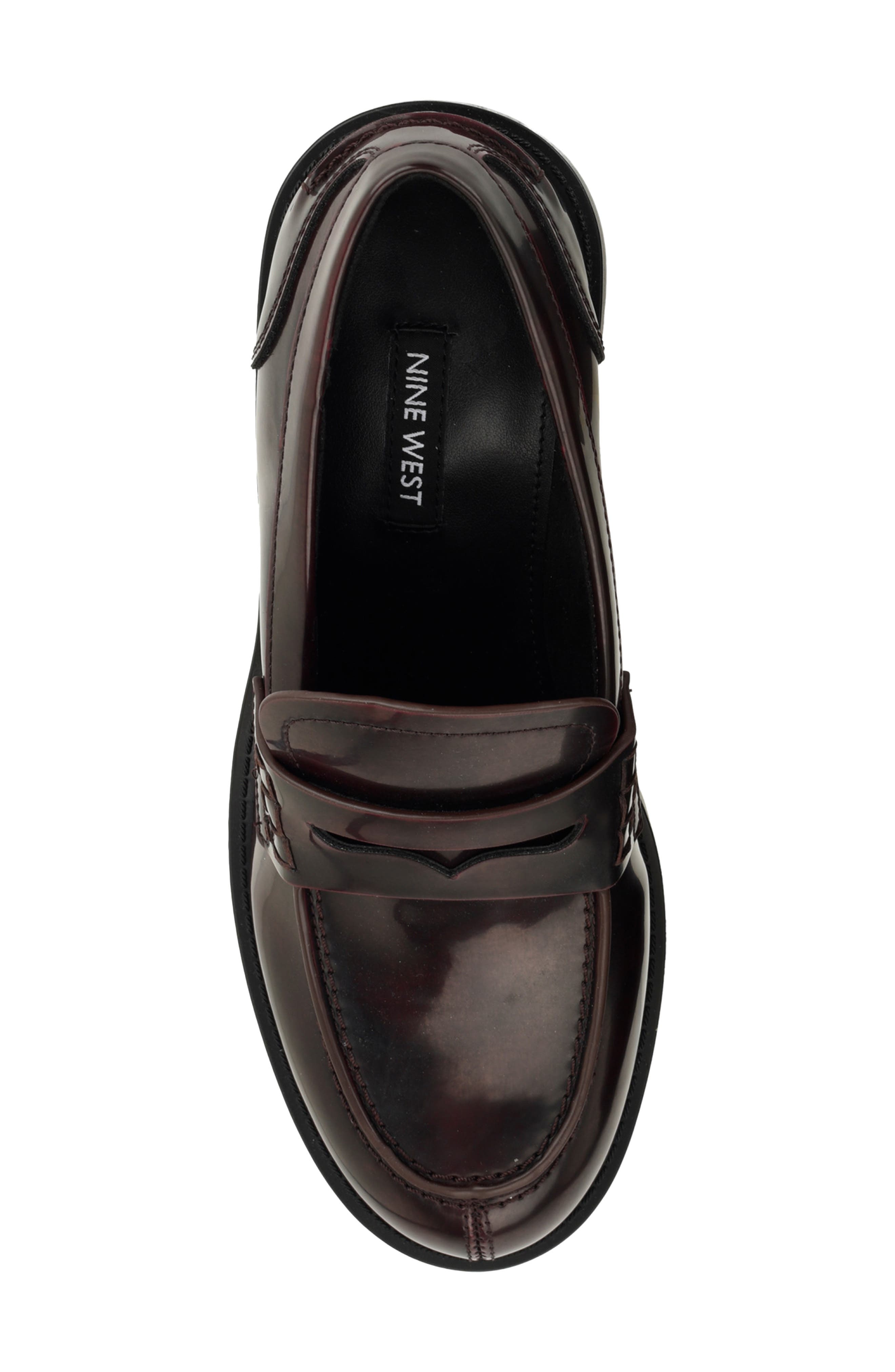 Vandel Loafer, Alternate, color, DARK RED