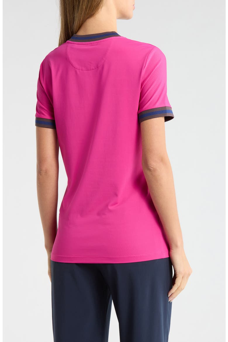 Golf Knit T-Shirt, Alternate, color, FUCHSIA RED
