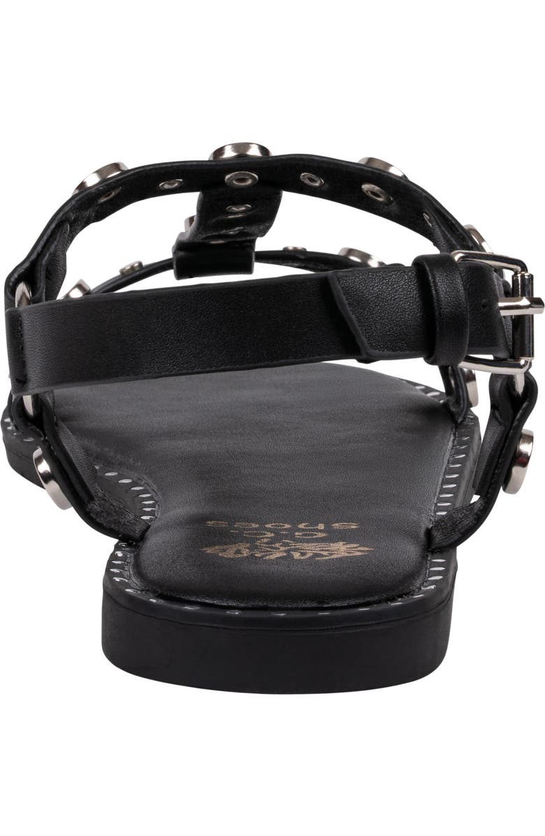 GOOD CHOICE NEW YORK Trinity Studded Sandal, Alternate, color, Black