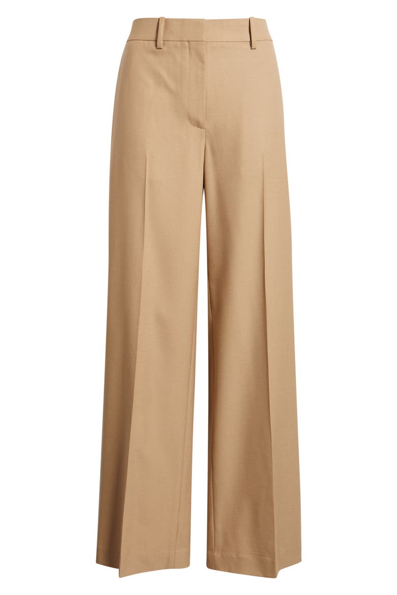 High Waist Flare Leg Pants, Alternate, color, NEW CAMEL