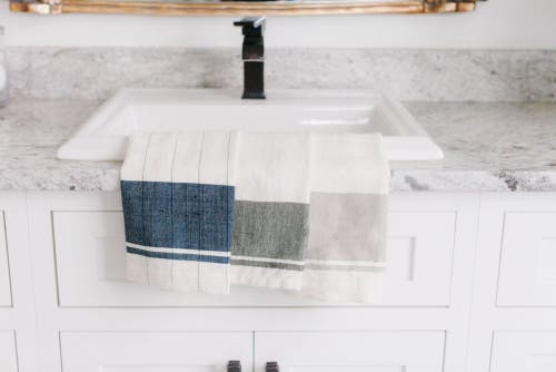 Creative Women Chelsea Cotton Tea Towel In Blue