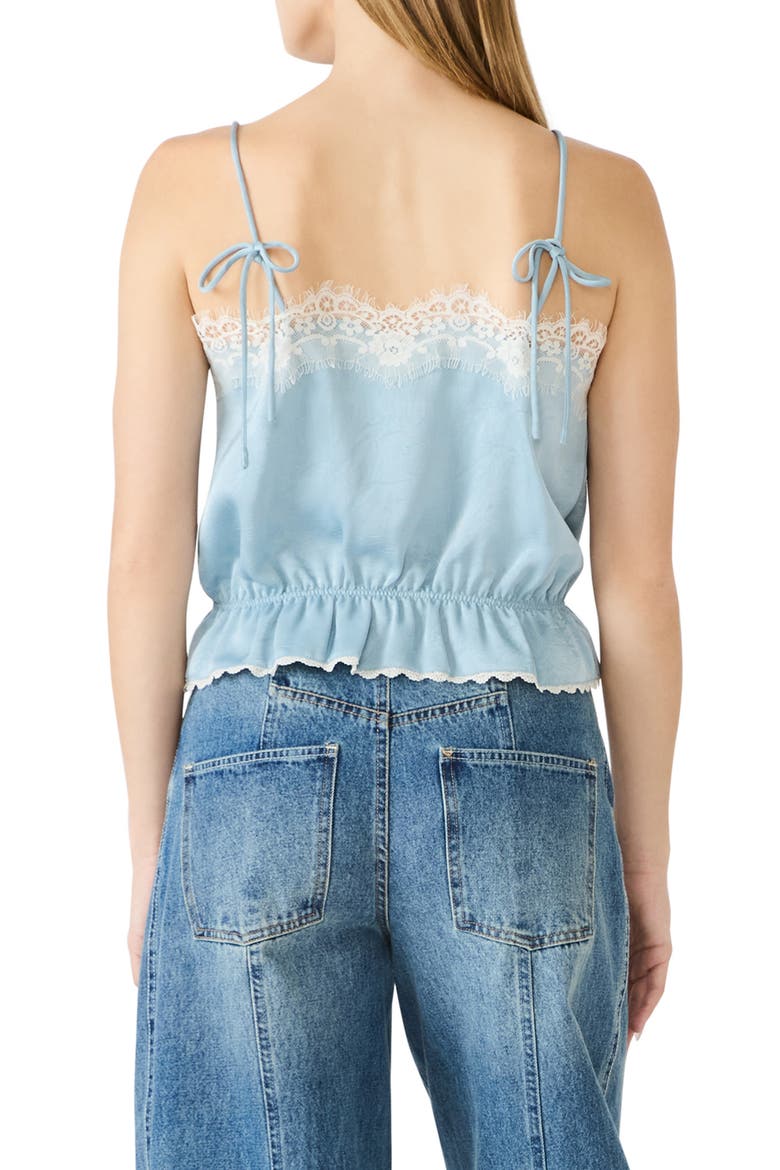 Roan Lace Trim Camisole, Alternate, color, DUSTY BLUE