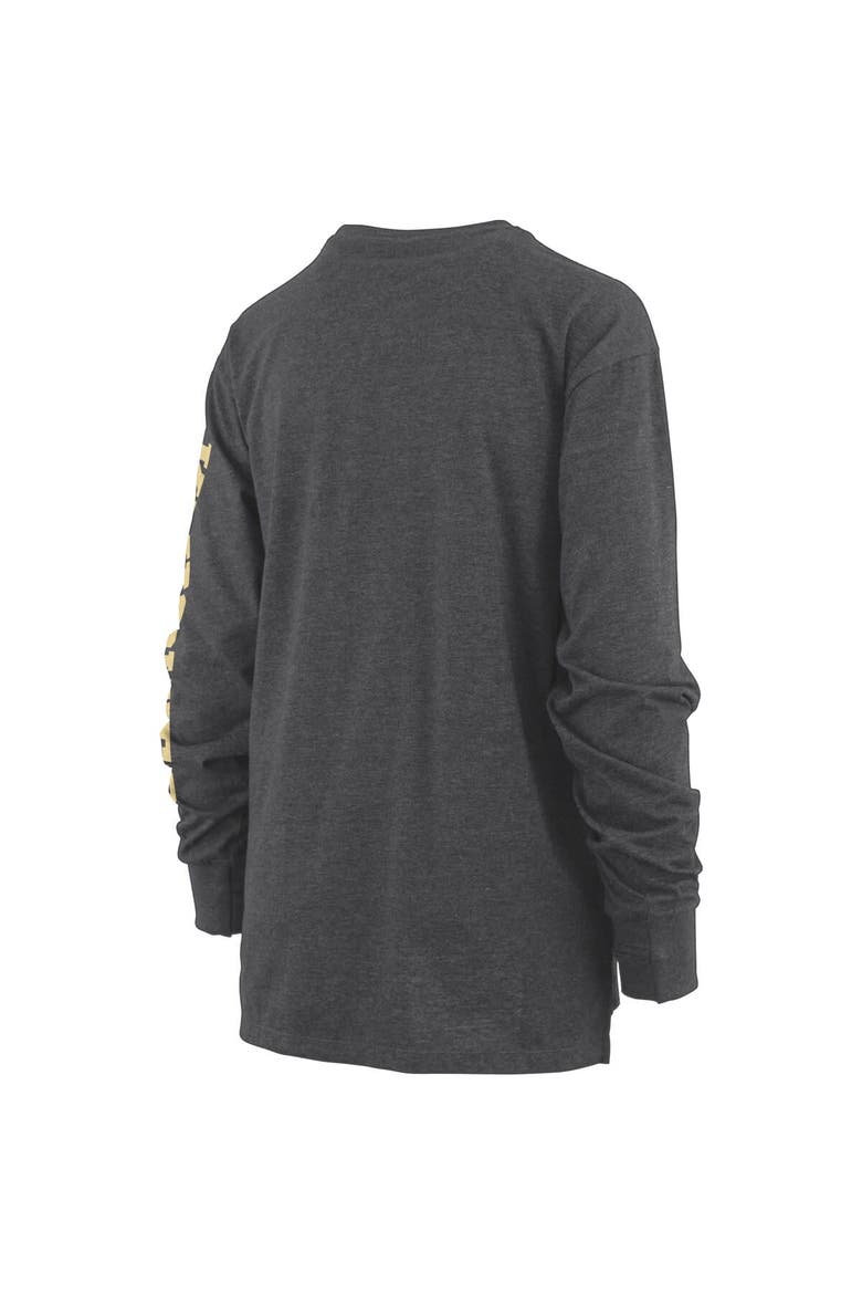 Women's Pressbox Black UCF Knights Two-Hit Canyon Long Sleeve T-Shirt, Alternate, color, Black