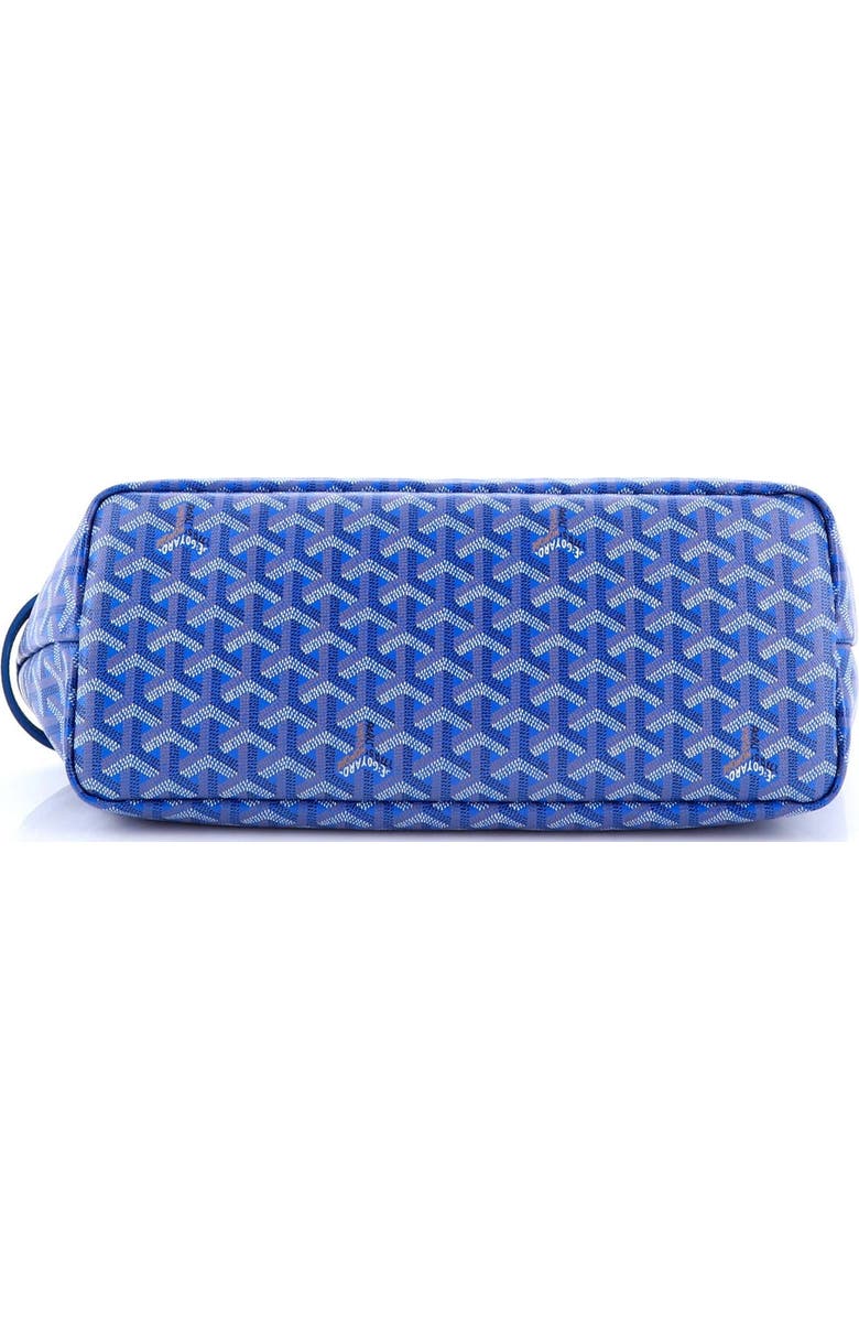 Pre-Owned Goyard Chien Gris Pet Carrier Tote Coated Canvas, Alternate, color, Blue