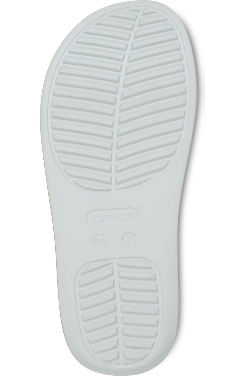 CROCS Getaway Metallic Platform Flip Flop, Alternate, color, Silver