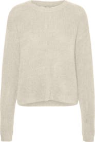 VERO MODA Eyelash Puff Sleeve Sweater