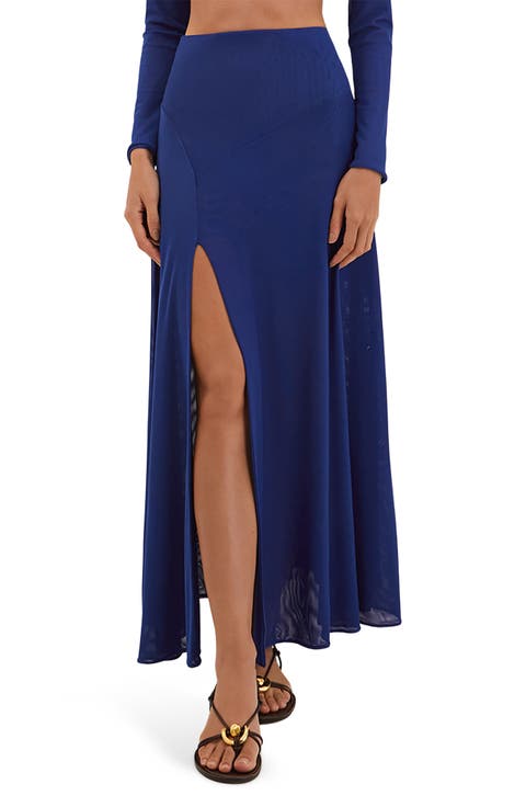 Aviva Slit Cover-Up Maxi Skirt