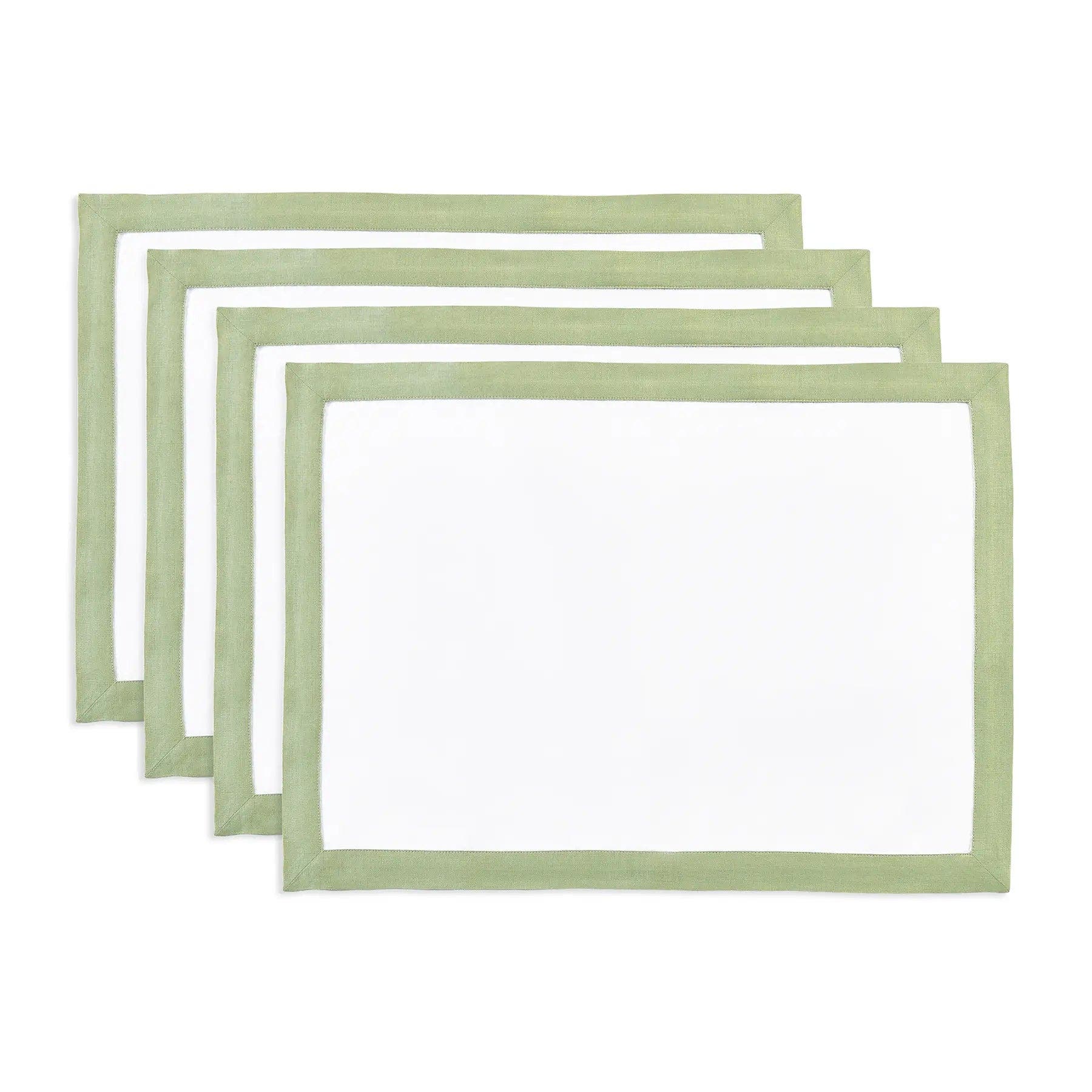 Sage Green and White