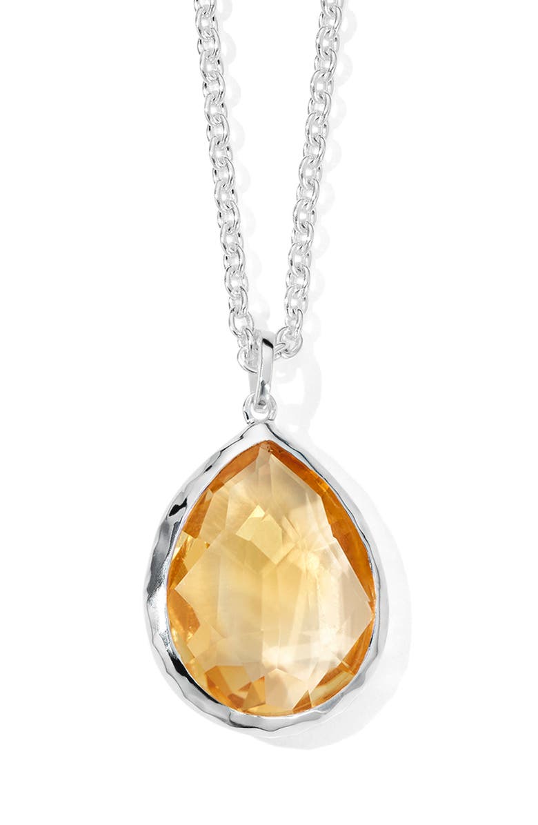 Ippolita Rock Candy<sup>®</sup> Teardrop Pendant Necklace, Main, color, 